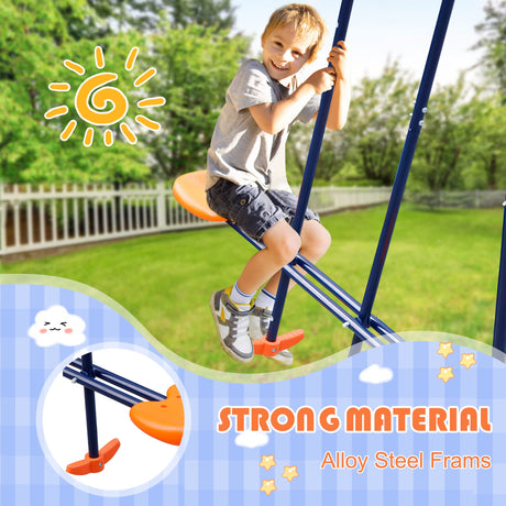 Outdoor Swing Sets for Backyard, 440lbs Load Capacity Swing Stand with 2 Seats and 1 Glider, Heavy Duty A-Frame Metal Outdoor Swing Set for Kids Nova Microdermabrasion
