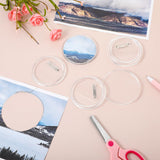 10 Pcs Blank Button Pins 2.9 inch DIY Button Pins Make Your Own Buttons Custom Button Pins with Pins Clear Picture Buttons Badges Kit for Crafts Children's Paper Craft Activities Bremorou