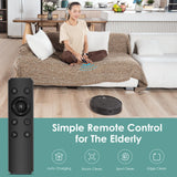 KOZVIX W6+ Robot Vacuum Cleaner,2800Pa Suction,720ml Large Capacity,120 Mins Runtime,Self-Charging Slim Robotic Vacuums,APP/Voice/Remote Control,No Entanglement Suction Port Ideal for Pet (Black) KOZVIX