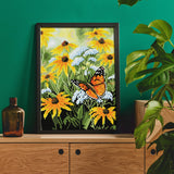 DIAMOND DOTZ Spring Flight Diamond Painting Kits for Adults - Diamond Art Kits a Relaxing Creative Craft Kit with Dotz Gems 13.8x9.8 DIAMOND DOTZ