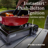 Coleman Classic 1-Burner Butane Stove, Portable Camping Stove with Carry Case & Push-Button Starter, Includes Precise Temperature Control & 7,650 BTUs of Power for Camping, Tailgating, & More Coleman