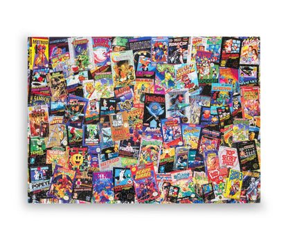 8-Bit Armageddon Retro Video Game Puzzle for Adults and Kids | 1000 Piece Jigsaw Puzzle Toy | Interactive Brain Teaser for Family Game Night | 28 x 20 Inches