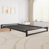 GAOMON 6 Inch Twin Size Metal Platform Bed Frame with Steel Slat Support, Mattress Foundation and No Box Spring Needed, Easy Assembly, Black (Twin) GAOMON
