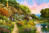 CASTORLAND 1500 Piece Jigsaw Puzzles, Countryside Cottage, Idyllic Puzzle, Nostalgic View, Castorland C-151998-2 Castorland