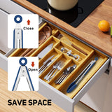 EEKEDO Kitchen Tongs, Stainless Steel Silicone Tongs for Cooking 600ºF High Heat-Resistant BBQ Grilling Locking Tongs, Set of 2-9" and 12" Classic Blue EEKEDO