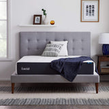 LUCID 10 Inch Firm Gel Memory Foam Mattress and LUCID L300 Adjustable Base (Twin XL) LUCID