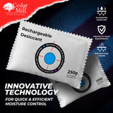 Cedar Mill Fine Firearms Gun Safe Dehumidifier – 250g Rechargeable Desiccant Packs for Storage & Humidity Control – Reusable Desiccant to Prevent Moisture Damage, Rust, and Corrosion for Firearms Cedar Mill Fine Firearms