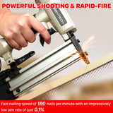 KEENTECH Pneumatic Pin Nailer 23 Gauge, Pin Nail Gun with 2160pcs 1/2" to 1-3/8" Pin Nails, Headless Air Micro Pinner with Dual Safety Trigger for Cabinets, Interior Decoration, Windows, Crafts KEENTECH