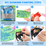 Bowetile Hanging Diamond Art Horse Kits for Adults Beginners, 5D Special Shape Diamond Painting Horse Kits, Animal Diamond Gem Art Suncatchers Painting Pendant Ornament for Home Garden Wall Decor Bowetile