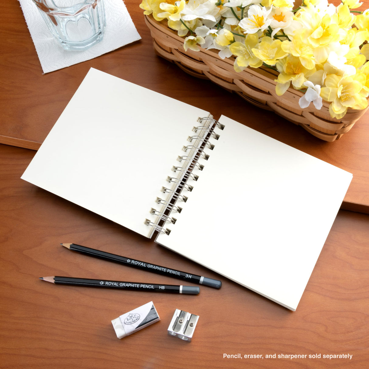 Bee Paper - 6"x 6" Super Deluxe Mixed Media Sketching Pad, 60 Sheets Bee Paper Company