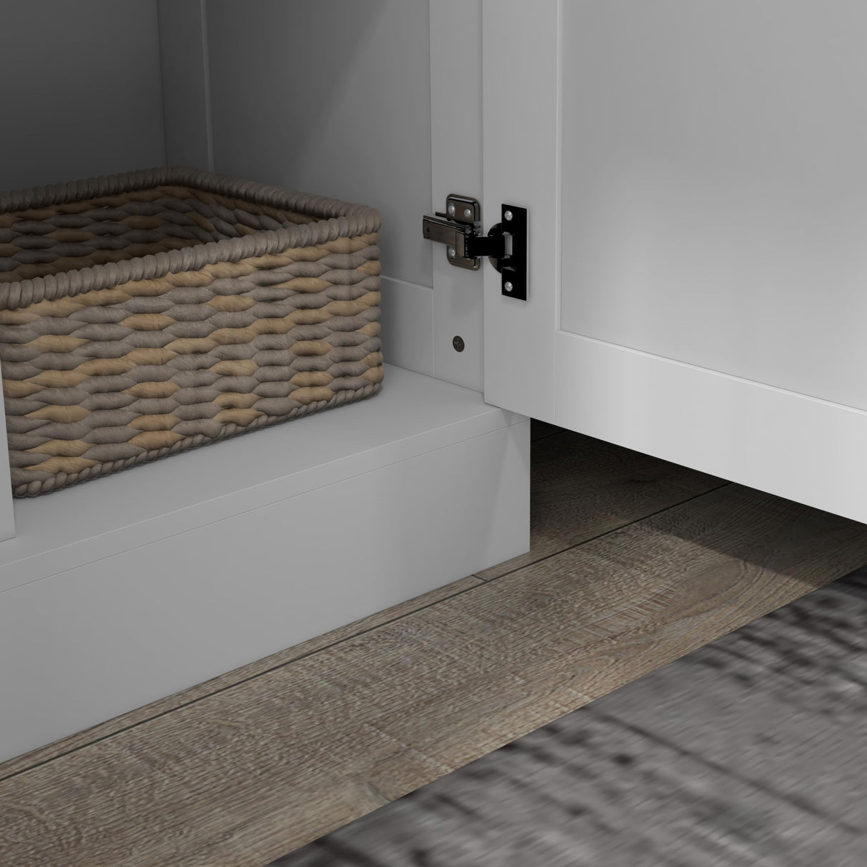 HOMCOM 71" Tall Storage Cabinet with Movable Storage Shelves, Modern Style Pantry Cupboard Cabinet with Soft Close Doors, White HOMCOM