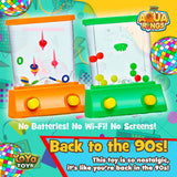 YoYa Toys Handheld Games - Miniature Aqua Arcade Set with Fish Ring Toss & Basketball, Handheld Toys for Kids & Adults, Retro Pastime Games, Water Ring Toss in Gift Box YoYa Toys