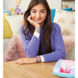 Make It Real Friendship Bracelet Maker Kit - Craft Up to 20 Stylish Bracelets with 100 Beads & Threads - Fun DIY Jewelry Set for Girls & Tweens - Develop Creativity Skills - Gift for Kids Ages 8 Make It Real