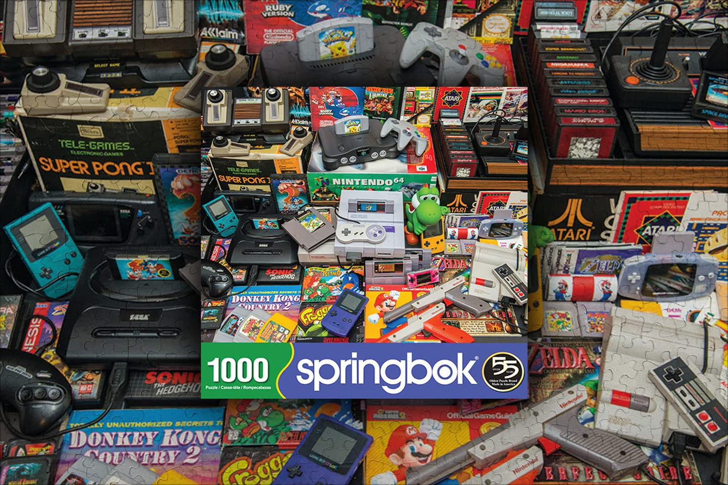 Springbok's 1000 Piece Jigsaw Puzzle Gamer's Trove, Multi