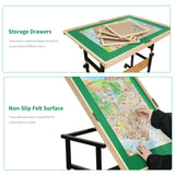 ALL4JIG 2000 Pieces Puzzle Board for Adults Gifts, Wooden Jigsaw Puzzle Table with 4 Drawers, 360°Rotating Panel & Locking Knob, Vertical Usage Option ALL4JIG