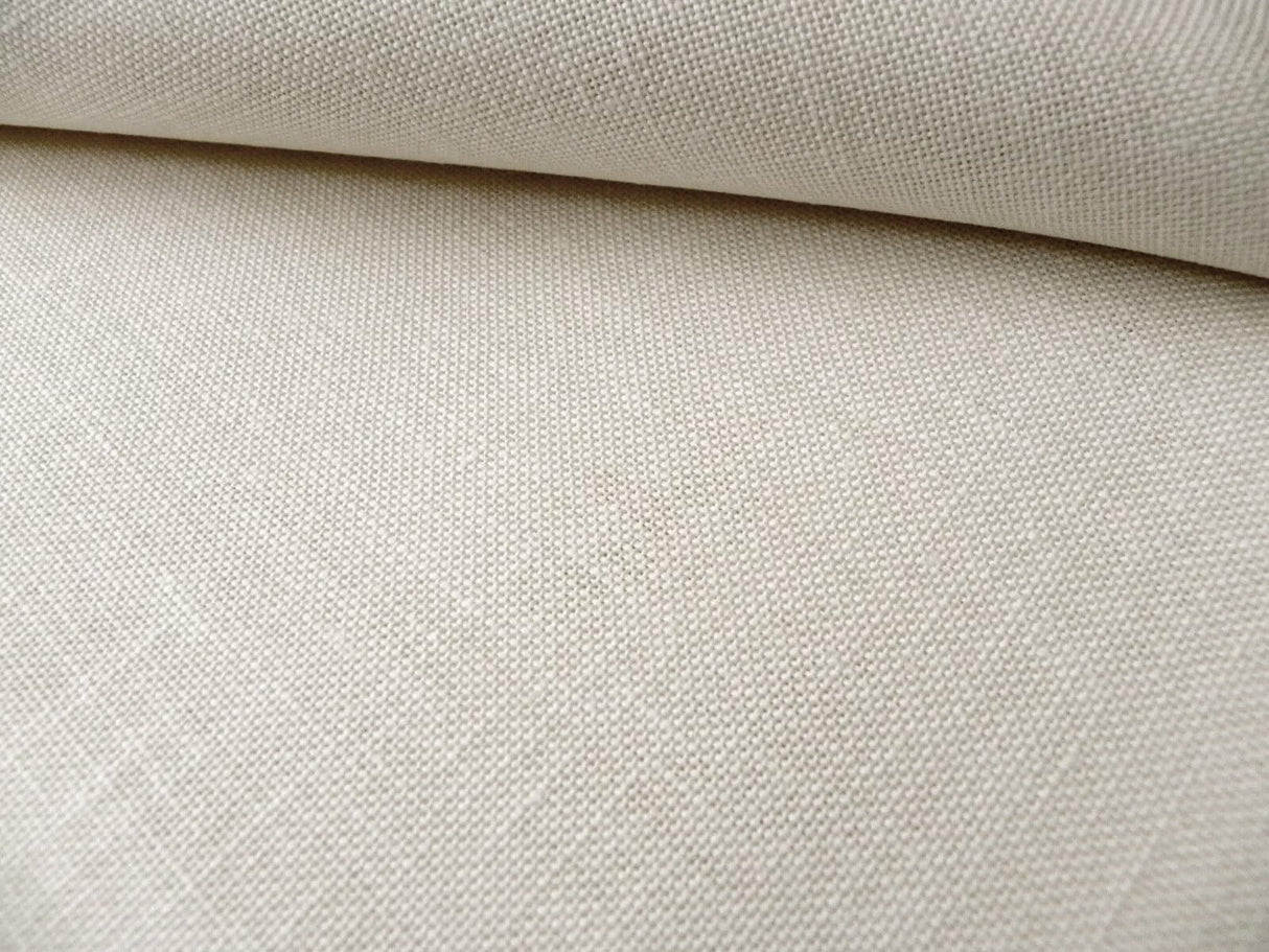 Zweigart 25ct Dublin 100% Linen evenweave for Embroidery | 18x27 inches | Linen Fabric for Counted Cross Stitch (Antique White 101) Aidalux