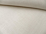 Zweigart 25ct Dublin 100% Linen evenweave for Embroidery | 18x27 inches | Linen Fabric for Counted Cross Stitch (Antique White 101) Aidalux