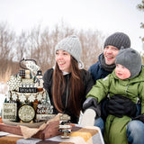 Dandat 15 Pcs Christmas Tiered Tray Decor Winter Tiered Tray Decorations Set Hello Winter Let It Snow Snowman Snowflake Wooden Signs Farmhouse Table Centerpieces for Home Table Shelf Dandat