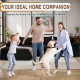 Korser 108" Sectional Couches for Living Room, Modular Sectional Sofa with L-Shape Chaise, Cloud Couch, Comfy Corduroy Fluffy Couch with Deep Seat and Side Pockets, No Assembly Required Korser