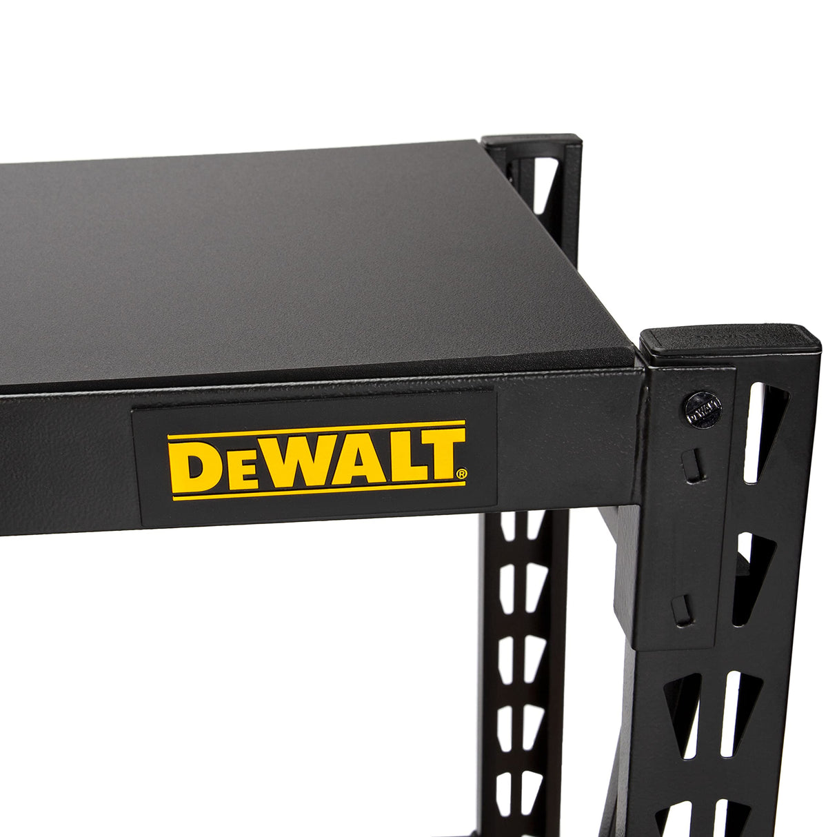 DEWALT Industrial Storage Rack Garage Shelving, 3 Heavy Duty Adjustable Laminate Deck Shelves, 50”W x 18”D x 48”H, 4,500 lb. Capacity, Black DEWALT