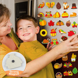 Fall Wooden Crafts Magnets Kits for Kids, 36 pcs Creativity Art DIY Painting Kit Supplies Decorate Your Own Painting Activities for Thanksgiving, Birthday Harvest Party Favors Gifts for Boys Girls gisgfim