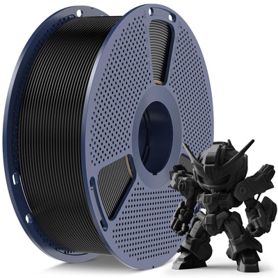 SUNLU High Speed PLA Meta Filament, 1KG PLA 3D Printer Filament 1.75mm, Tougher Neatly Wound 3D Filament, Dimensional Accuracy +/- 0.02 mm, Fits for Most FDM 3D Printers, 1KG Spool(2.2lbs), Black