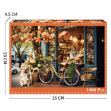 TangComplete - Flower Shop Puzzles for Adults 1000 Pieces, Jigsaw Puzzles for Adults 1000 Piece, Puzzle for Adults, Adults Challenging Game Toys, Impossible Puzzle, Family Decoration Puzzle TangComplete