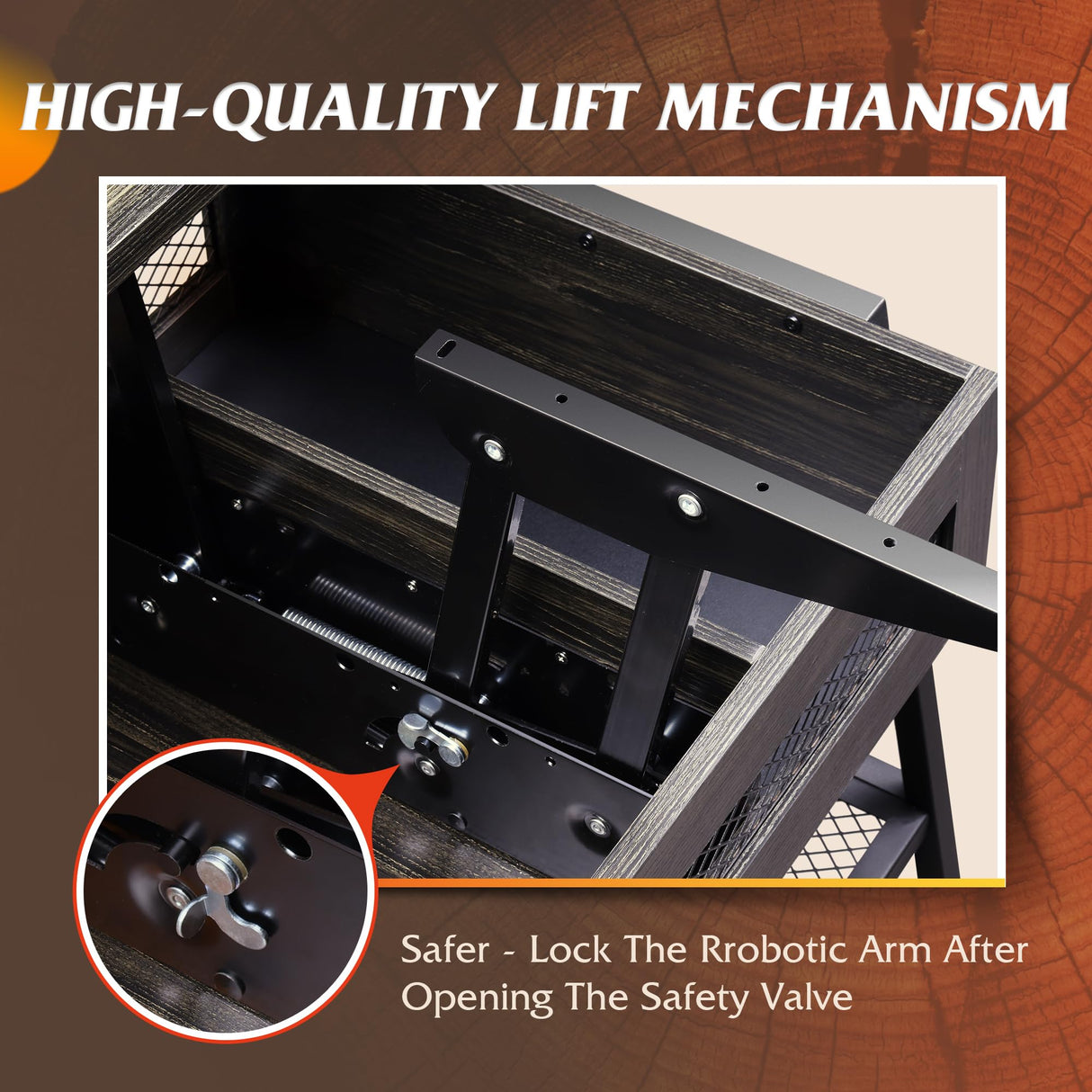 WLIVE Lift Top Coffee Table, 3 in 1 Multi-Function Coffee Table with Storage, Hidden Compartment and Metal Frame, Coffee Table Converts to Dining Table for Living Room Home Office, Charcoal Black WLIVE