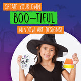 Creativity for Kids Halloween Window Art - Halloween Crafts, Make Your Own Halloween Window Clings Creativity for Kids