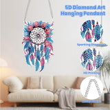 MOGTAA Dream Catcher Diamond Art Hanging Pendant Kits, 5D Special Shape Diamond Art Kits for Adults Beginners, Crystal Rhinestones Diamond Painting Gem Art for Home Decor MOGTAA