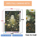 Eterkosu Ghost Diamond Art Painting Kits for Adults,5D DIY Halloween Diamond Art Paint with Diamonds for Home Decor,Horror Full Drill Diamond Dots Painting for Adults Beginners Gem Art Pictures Eterkosu