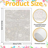 2 Pack Paint by Numbers Kit for Adults, Dragonfly Bee Paint by Numbers for Adults, DIY Adult Painting by Numbers Beginners on Canvas Acrylic for Home Wall Art Decor 12x16Inch (Rolled Package) Mandun