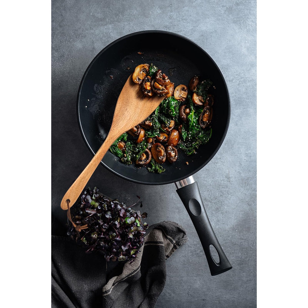 Wooden Spoons for Cooking, 13pcs Acacia Wooden Cooking Utensils Set Includes Wooden Spoon, Spatula, Soup Ladle, Measuring Spoons for Kitchen Use, Nonstick Natural Healthy Kitchen Cookware Gift Esie Houzie