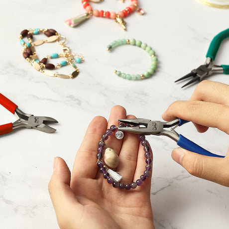 Mr. Pen- Jewelry Pliers Kit, 3 Pack Mini Chain Nose Pliers Wire Cutters for Jewelry Craft & Earring Making Mr. Pen