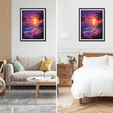 NEWENMO Beach Diamonds Painting Kits for Adults Beginner DIY 5D Sunset Scene Diamond Paint with Round Diamonds, Full Drill Gem Art Coconut Tree Diamonds Art Painting for Home Wall Decor 12x16 Inch NEWENMO