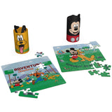 Disney Mickey Mouse, 2-Puzzle Pack 36-Piece Jigsaw Puzzles Storage Tubes Disney Toys Mickey Mouse Clubhouse Kids Puzzles Disney Gifts, for Ages 4 and up Spin Master Games