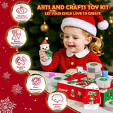 Air Dry Clay Kit - Christmas Theme, Modeling Clay for Kids, DIY Model Magic Clay with Sculpting Tools and Tutorials,12 Boxes Molding Clay, Ultra Light, Soft & Non-Sticky, Arts and Crafts Gift for Kids Aestd-ST
