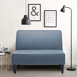 Changjie Furniture Small Loveseat Sofa Upholstered Mini Couch for Small Spaces 2-Seater Sofa Couch with Wooden Legs for Bedroom Living Room (Prints) Changjie Furniture