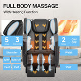 SMAGREHO 2025 Zero Gravity Massage Chair Full Body, with 6 Auto Modes, Foot Massage, Waist Heating, Bluetooth, Black SMAGREHO