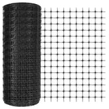 Preboun Plastic Mesh Fence 2 x 164 ft Plastic Safety Fence Roll Reusable Animal Construction Barrier Netting Temporary Pool Fencing Snow Fence for Construction Animal Garden Fencing(Black) Preboun
