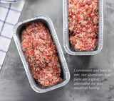Spare Essentials 2Lb Foil Bread Pans for Baking (65 Pack) Disposable Bread Pans - Perfect for Baking Banana Bread, Cakes & Meatloaf - 2 Pound Aluminum Pans for Food Serving - 8.5" X 4.5" X 2.5" Spare Essentials