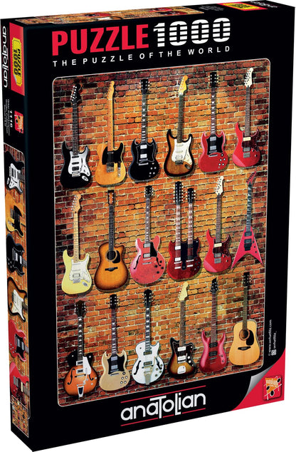 Anatolian Puzzle - Guitar Collection, 1000 Piece Jigsaw Puzzle, 1116, Multicolor