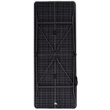 Flash Furniture 6' Rectangular Plastic Folding Event Table with Carrying Handle, Bi-Fold Portable Banquet Table for Indoor/Outdoor Events, Dark Gray Flash Furniture