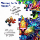 Cat Puzzles for Adults 1000 Pieces, Fantasy Animal Kitten Abstract Art Puzzle, Colorful Funny Cat Puzzle Kitty, Impossible Hard Challenge Jigsaw Puzzle for Adults PICKFORU