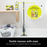 Shark VACMOP Pro Cordless Hard Floor Vacuum Mop with On-Demand Spray and Headlights, includes 4 Disposable VACMOP Pads and a 12oz VACMOP solution, Charcoal Gray, VM252 Shark