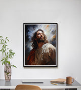 SKRYUIE Paint by Numbers Kit for Adults Beginner Jesus, Acrylic Christ Oil Painting by Numbers Kits with PaintBrushes Paintwork Art Crafts Canvas for Home Decor 16x20 inch / 40x50 cm SKRYUIE