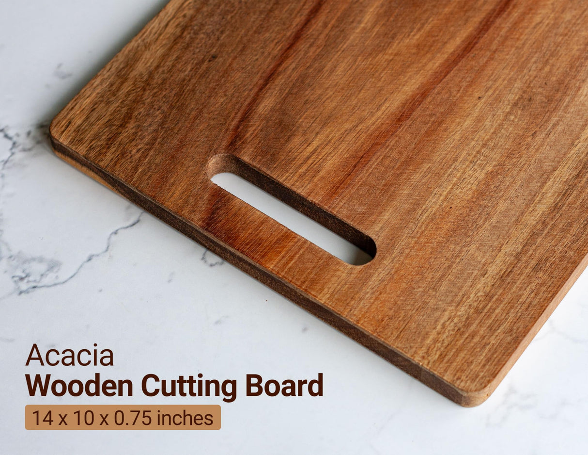 Texas A&M Aggies Engraved Wooden Cutting Board 10" x 14" Acacia Wood - Small Engraving Officially Licensed Collegiate Product R and R Imports