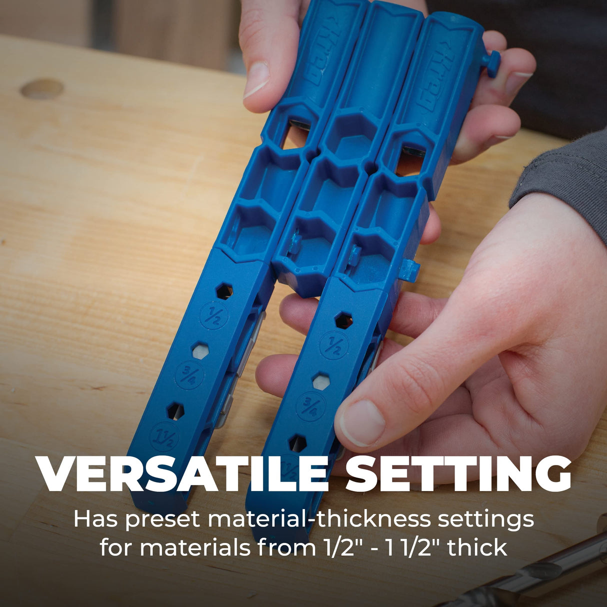 Kreg KPHJ320 Pocket-Hole Jig 320 - Small, Durable Jig for Tight Spaces - Create Perfect, Rock-Solid Joints - Easily Adjustable Drill Guides - For KREG