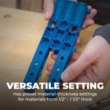 Kreg KPHJ320 Pocket-Hole Jig 320 - Small, Durable Jig for Tight Spaces - Create Perfect, Rock-Solid Joints - Easily Adjustable Drill Guides - For KREG