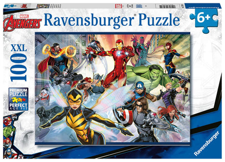 Ravensburger Marvel Avengers 100 Piece Jigsaw Puzzle for Kids Age 6 Years Up Ravensburger